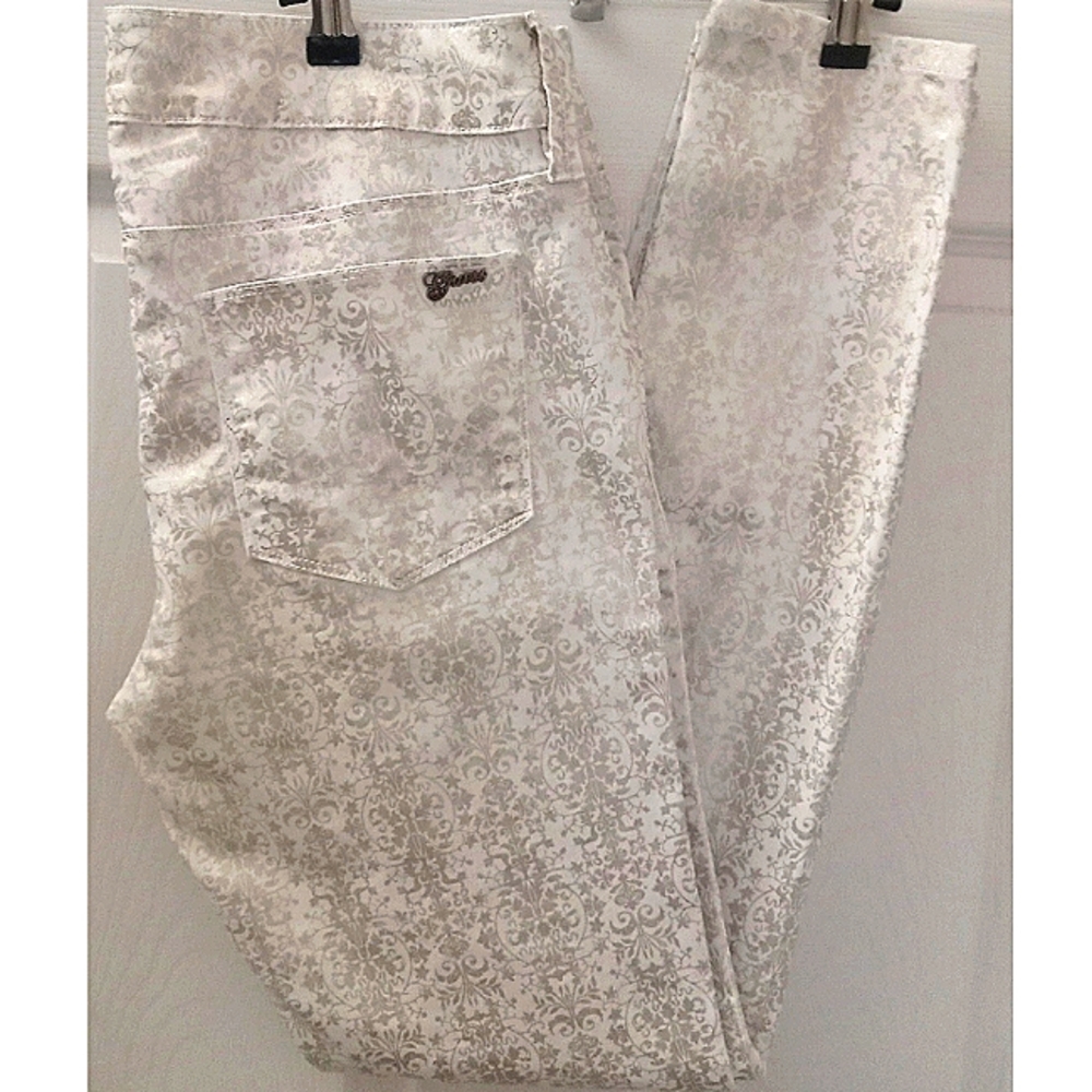 Guess Metallic Jegging Size 29